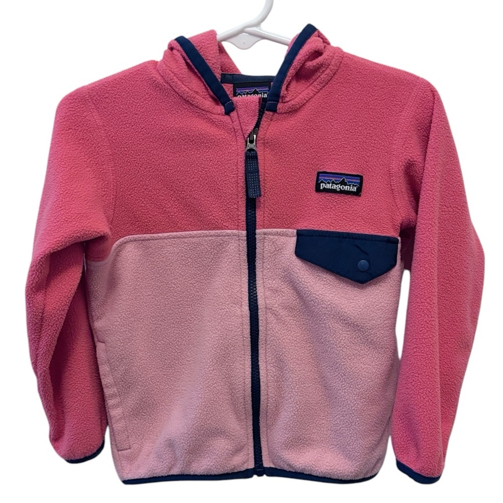 Patagonia fleece pink jacket 2T
